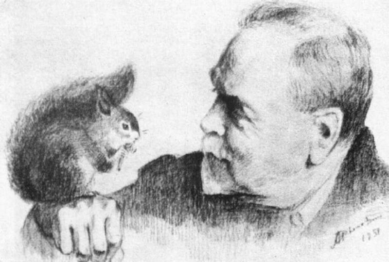 Self-portrait – A. A. Rylov 1939